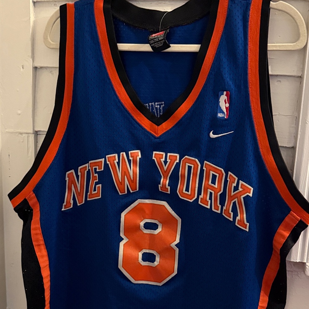 Vintage New York Knicks Latrell Sprewell # 8 Jersey Nike Men's Size XXL NBA